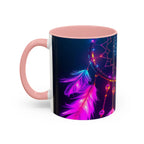 Dreamcatchers Ceramic Mug, Colorful Interior, Microwave and Dishwasher Safe