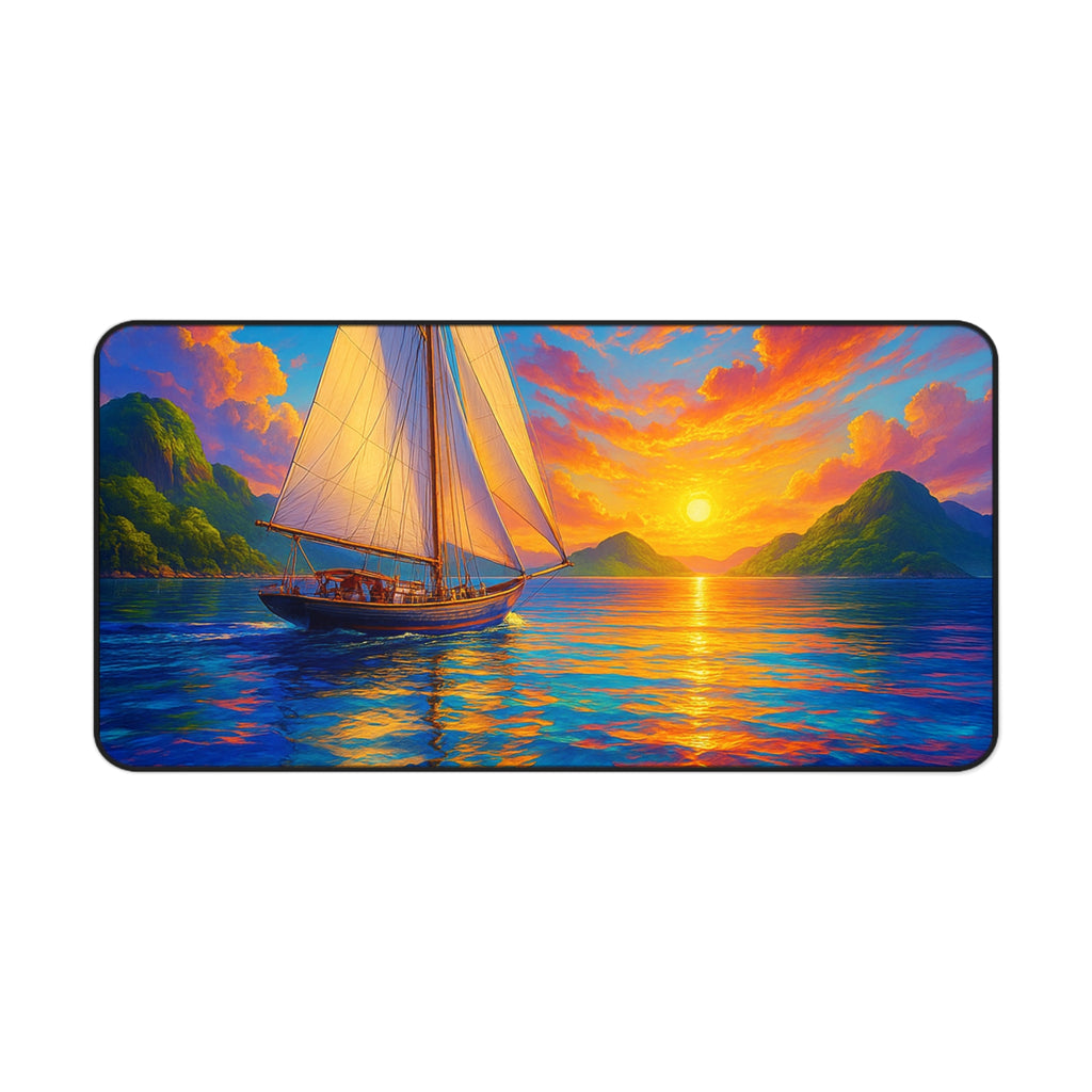 Fantasy Landscape Desk Mat, Non-Slip Mouse Pad and Keyboard Mat for Office, Gaming & Creative Spaces