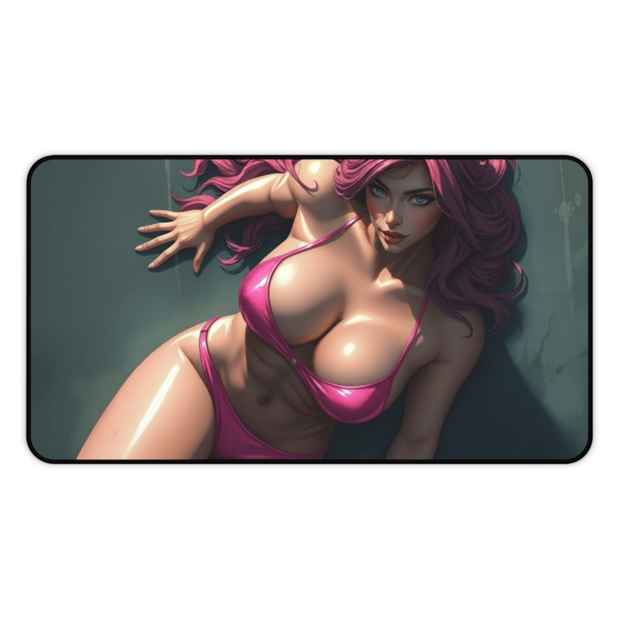 Sensual Girl Desk Mat, Sexy Girl Desk Pad with Vibrant Print