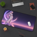 Anime Girl Desk Mat – Lavender Moon
