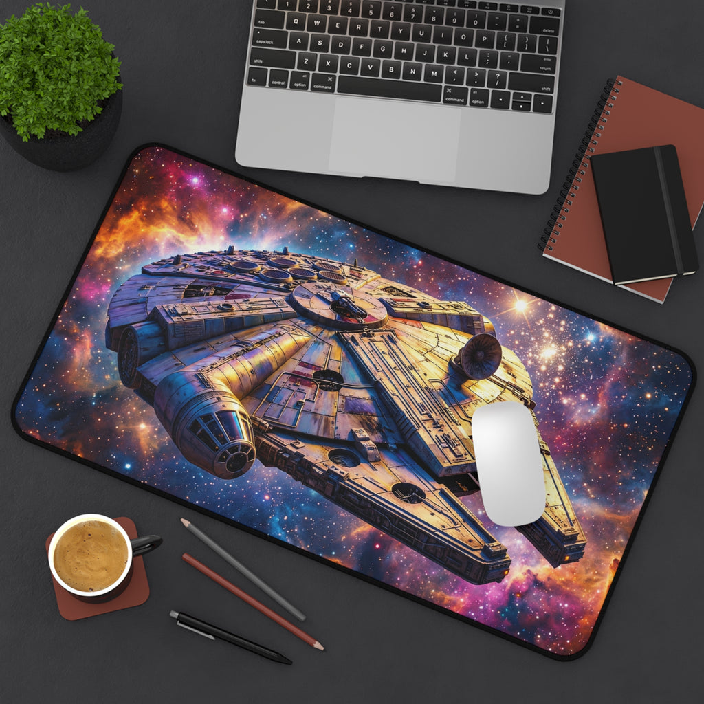 Millennium Falcon Desk Mat, Star Wars Mouse Pad with Non-Slip Base