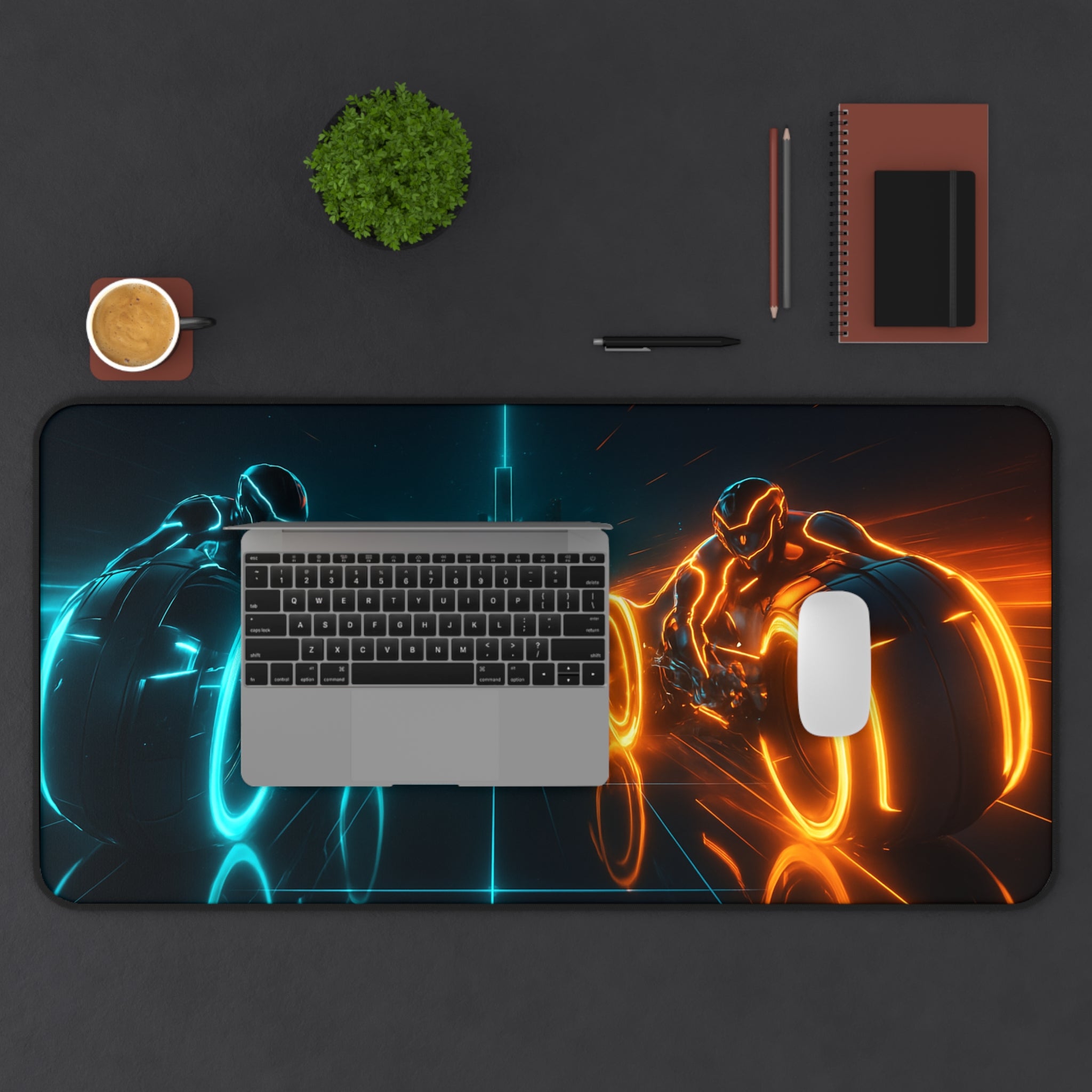 Tron Gaming Desk Mat - Gaming Mouse Pad, Tron Style