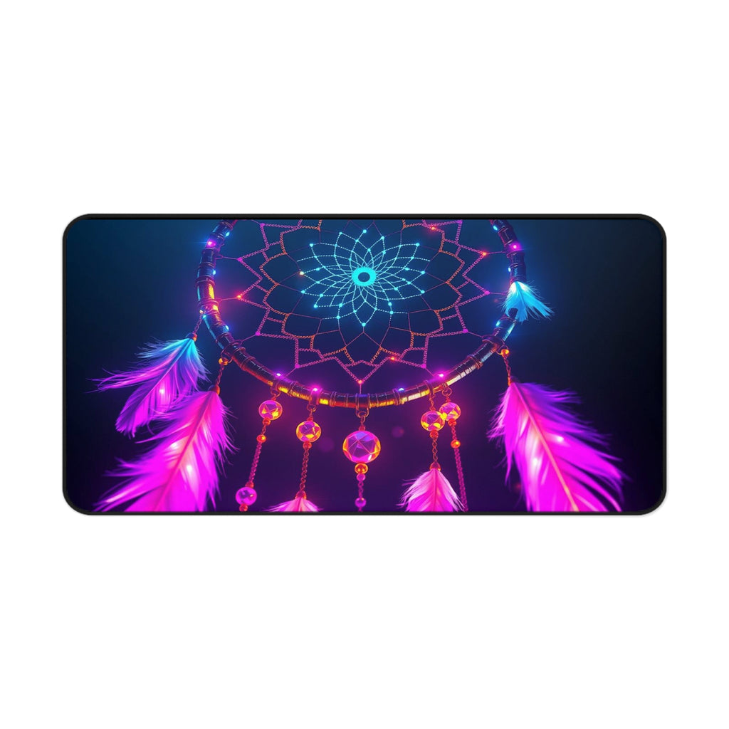 Dreamcatcher Desk Mat, Vibrant Dream Catcher Mouse Pad for Work & Creativity