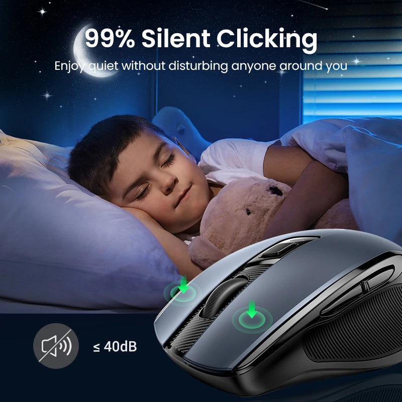 UGREEN Wireless Bluetooth Ergonomic Mouse 4000 DPI