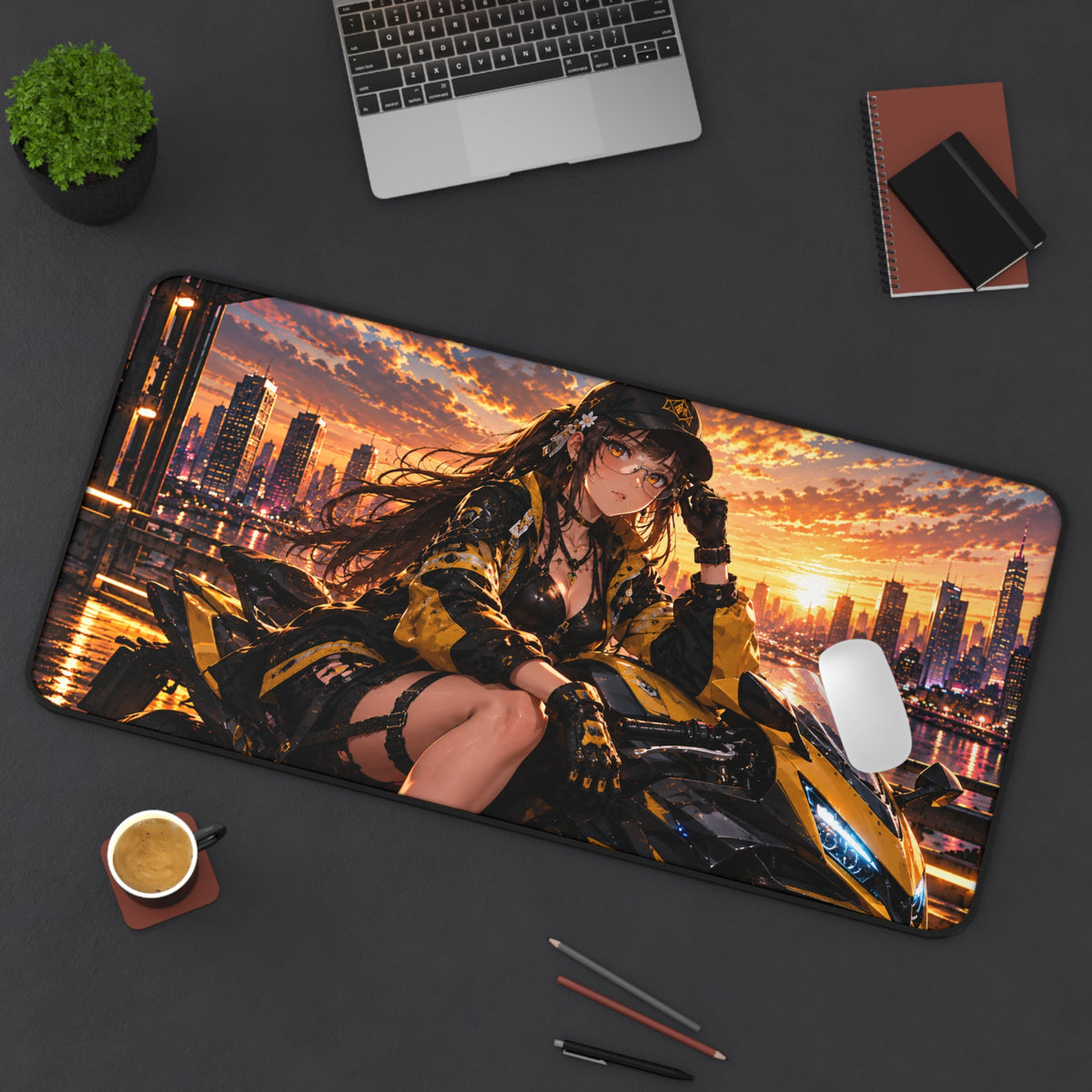 Anime Girl Gaming Mouse Pad