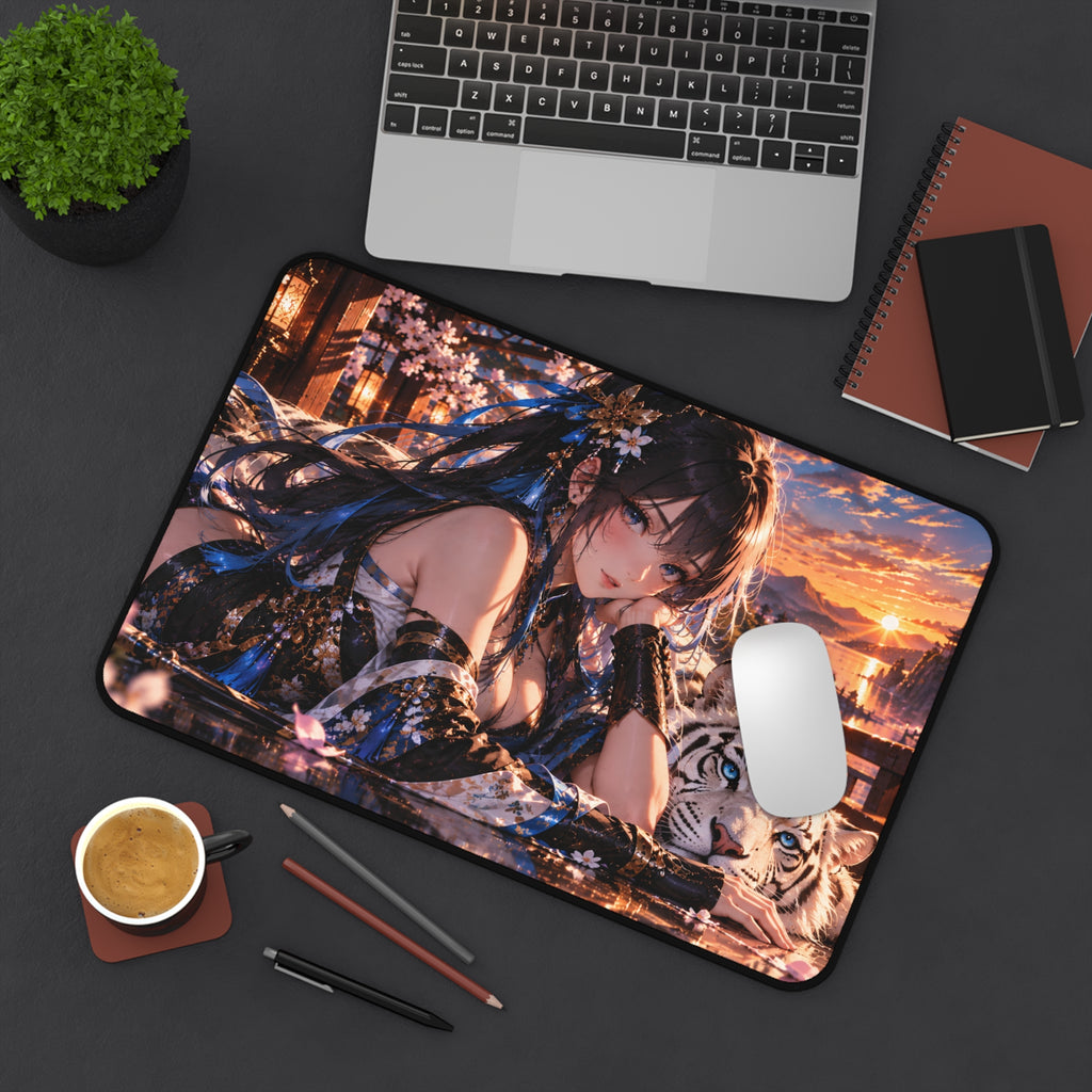 Anime Waifu Character Desk Mat & Gaming Mouse Pad
