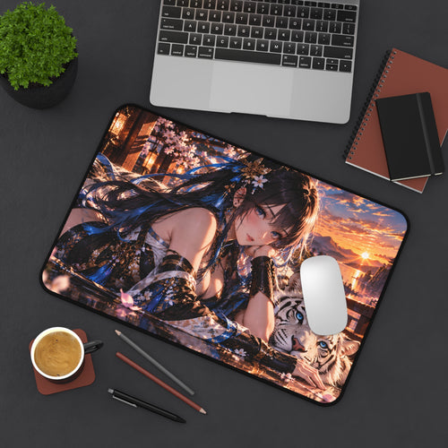Anime Waifu Character Desk Mat & Gaming Mouse Pad