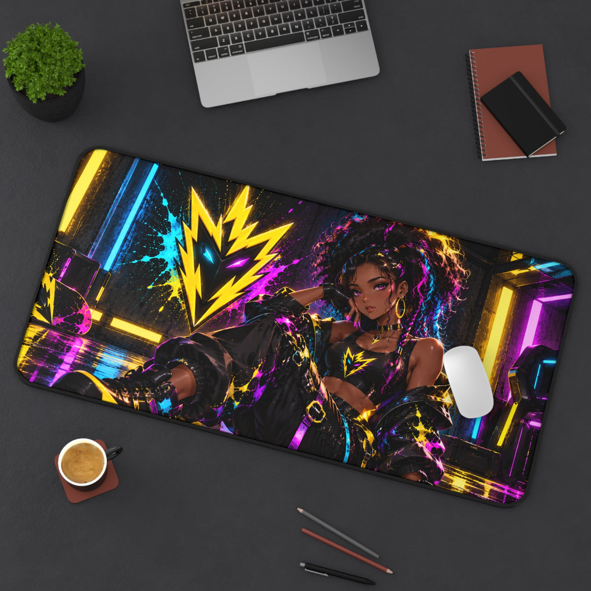 Anime Waifu Gaming Desk Mat for Setups