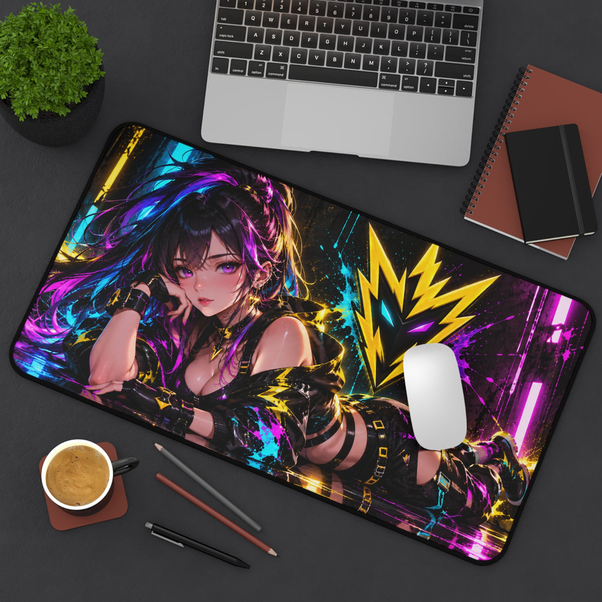 Anime Waifu Neoprene Desk Mat