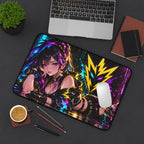 Anime Waifu Neoprene Desk Mat & Mouse Pad