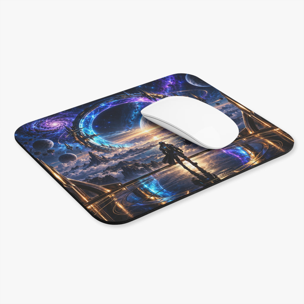 Cosmic Portal Sci-Fi Mouse Pad - Rebel74