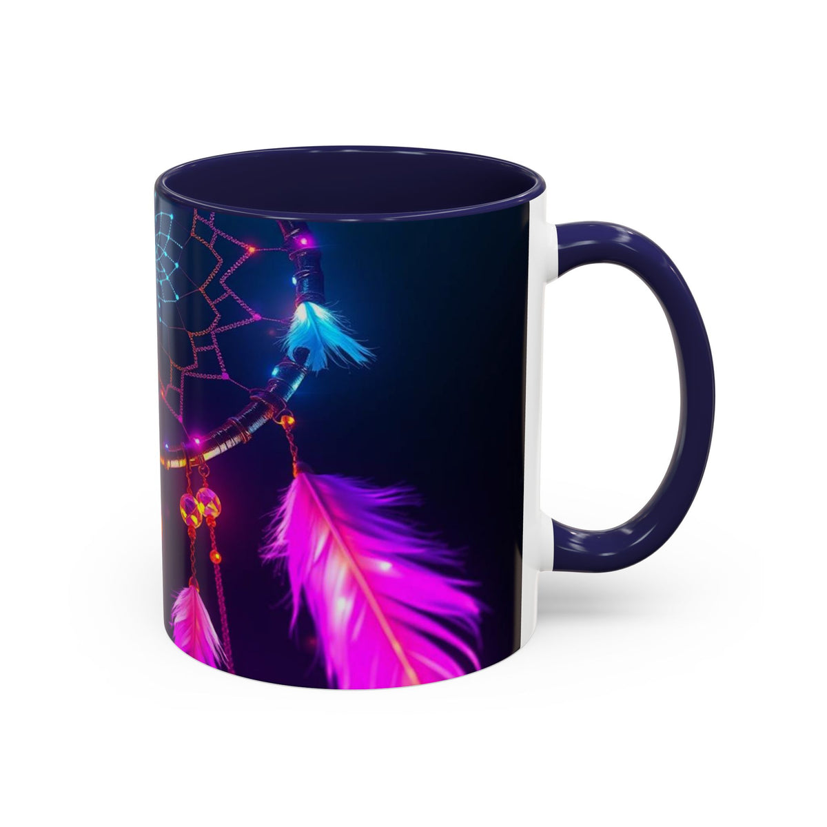 Dreamcatcher Ceramic Mug, Boho Ceramic Cup