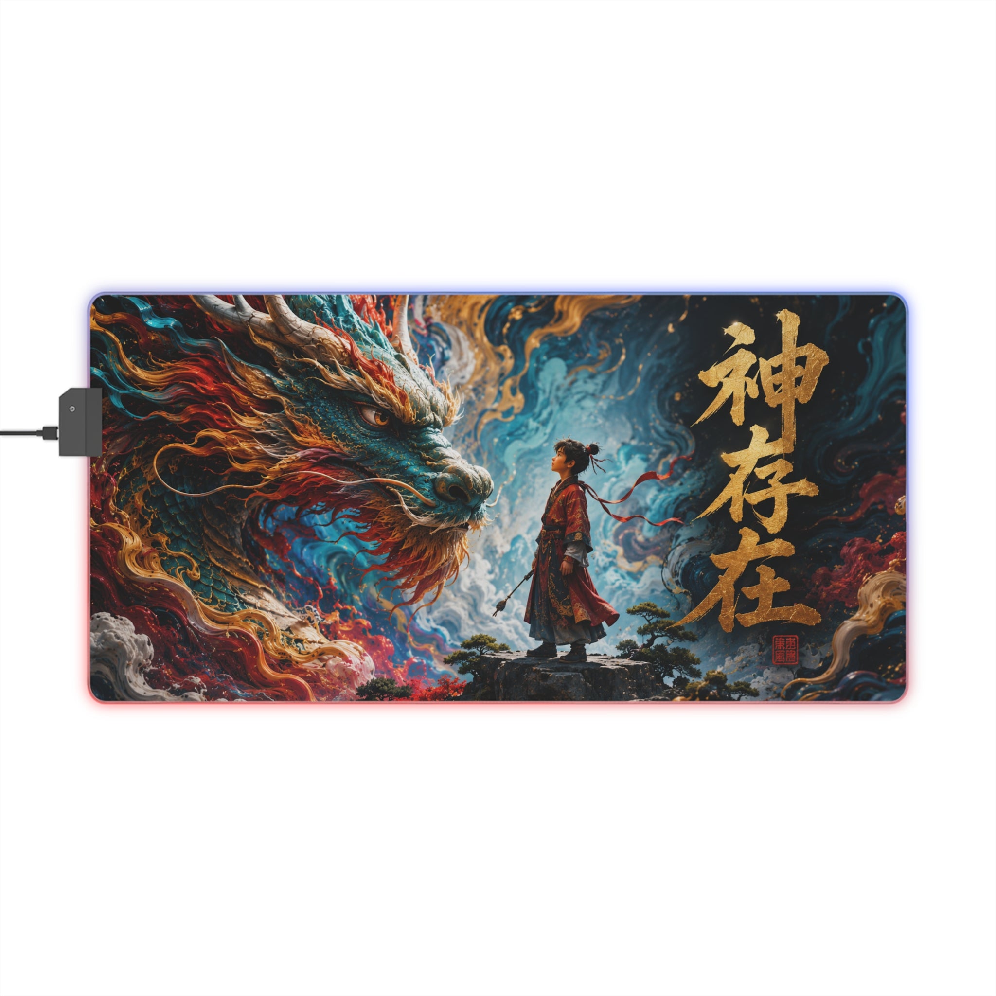Epic Dragon RGB LED Mouse Pad