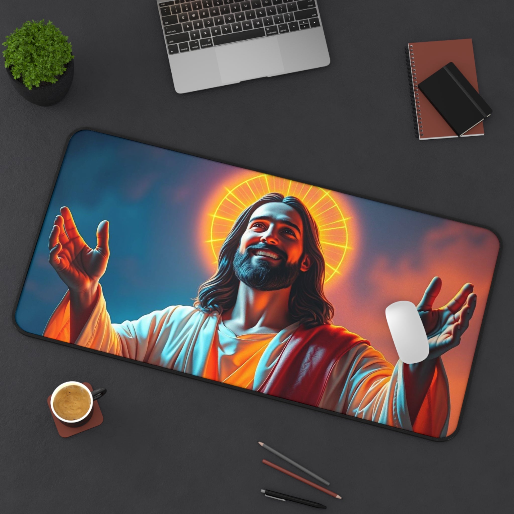 Jesus of Nazareth Desk Mat, Premium Mouse Pad