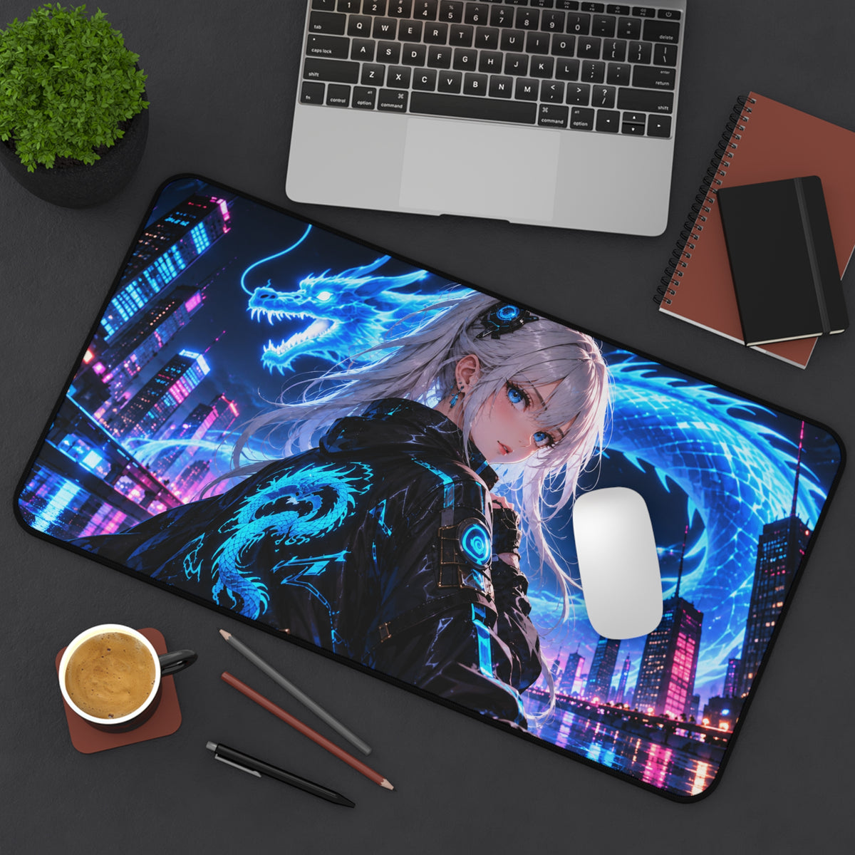 Non-Slip Anime Waifu Desk Mat & Mouse Pad
