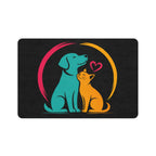 Pet Food Mat – Colorful Dog & Cat Love Feeding Mat - Personalize your image