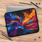 Abstract Color Burst Laptop Sleeve — Vibrant Protective Case for Tablets and Laptops