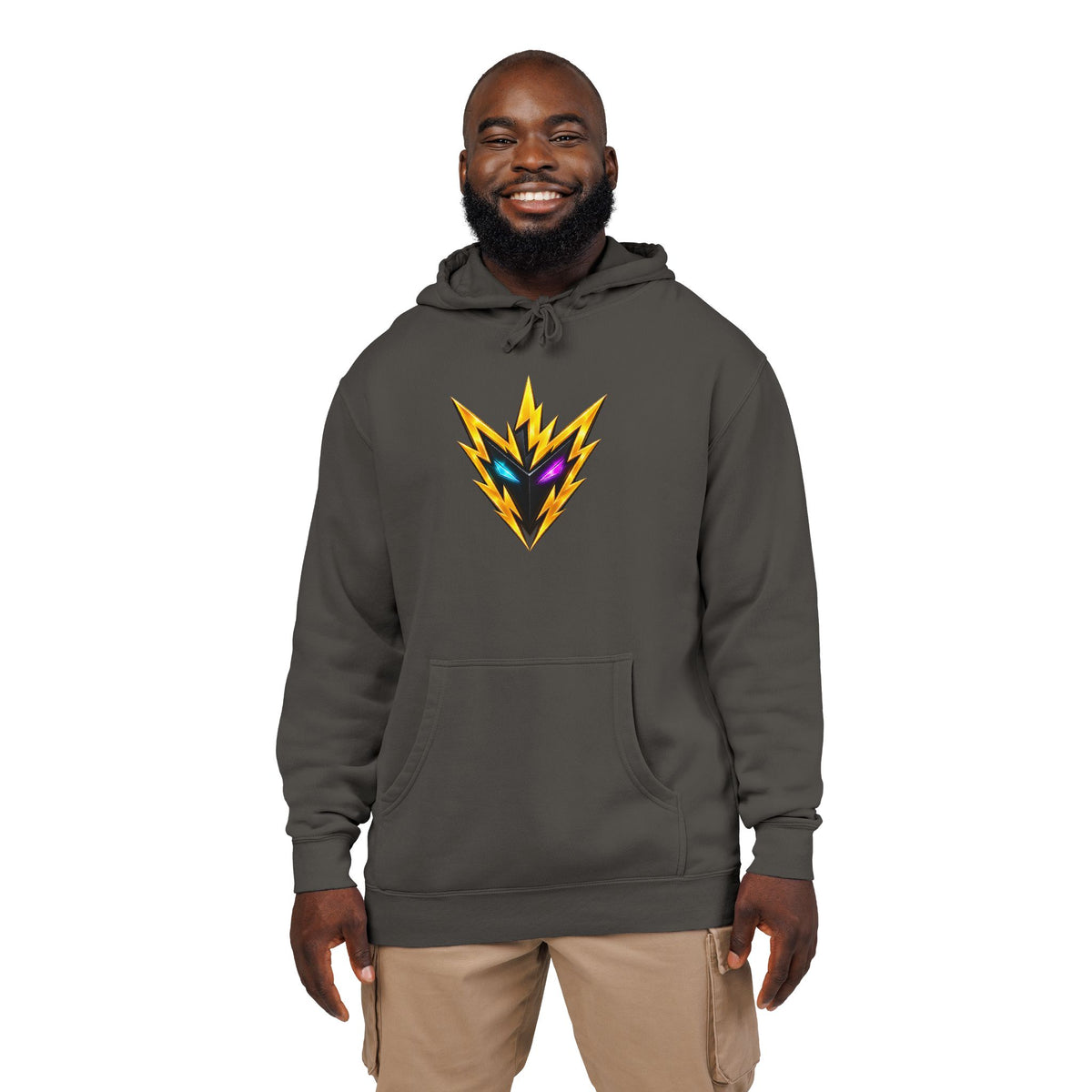 Rebel74 Graphic Hoodie - Pigment-Dyed Streetwear