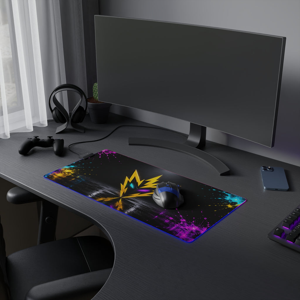 Rebel74 RGB LED Gaming Mouse Pad