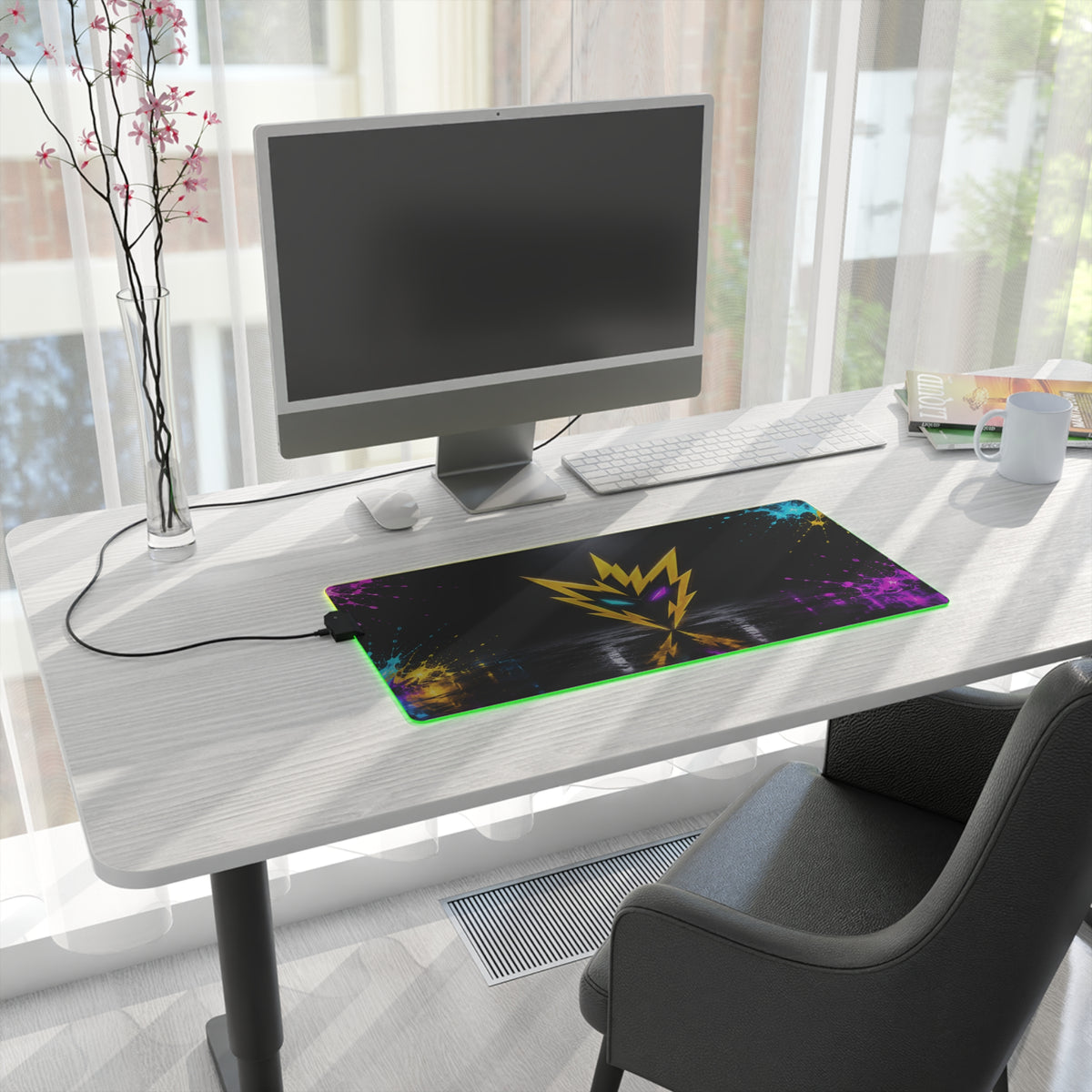 Rebel74 RGB LED Gaming Mouse Pad