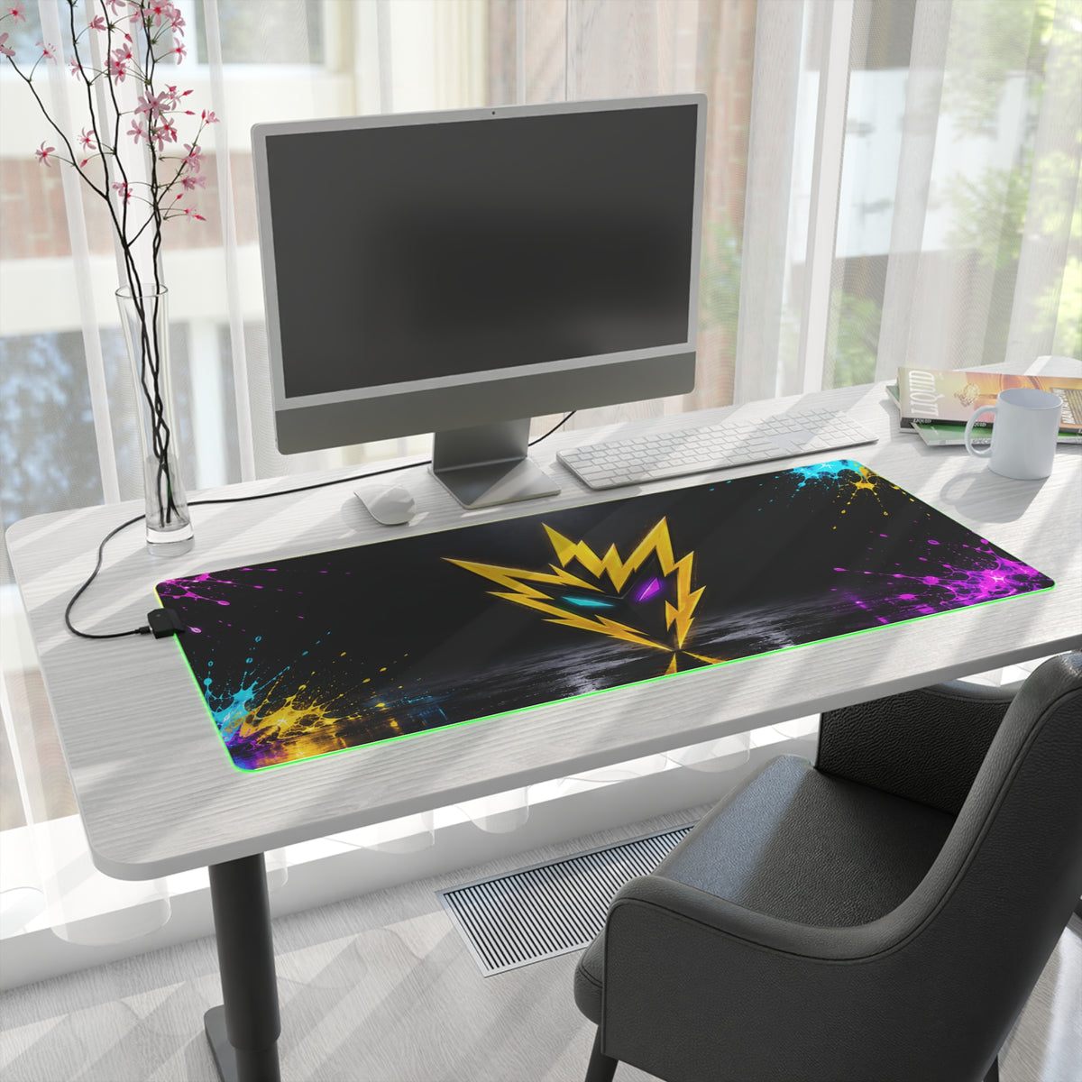 Rebel74 RGB LED Gaming Mouse Pad