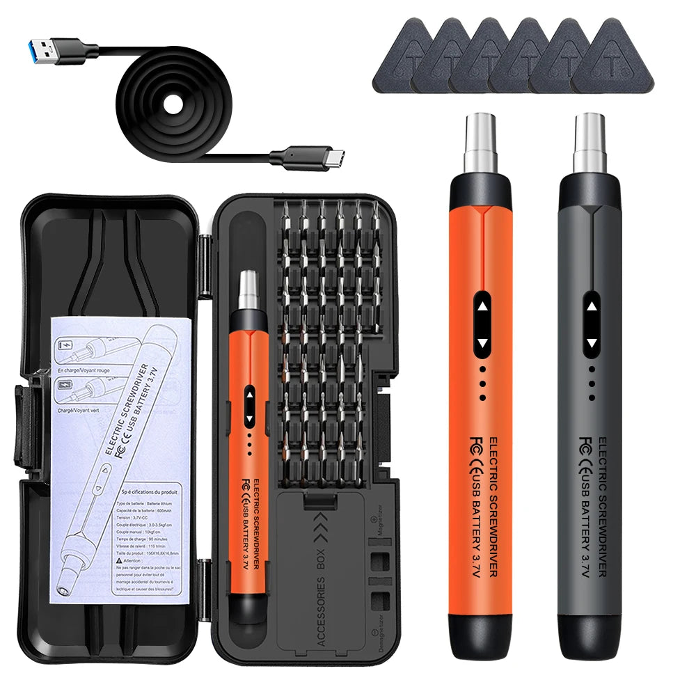 Rechargeable Precision Electric Screwdriver Kit