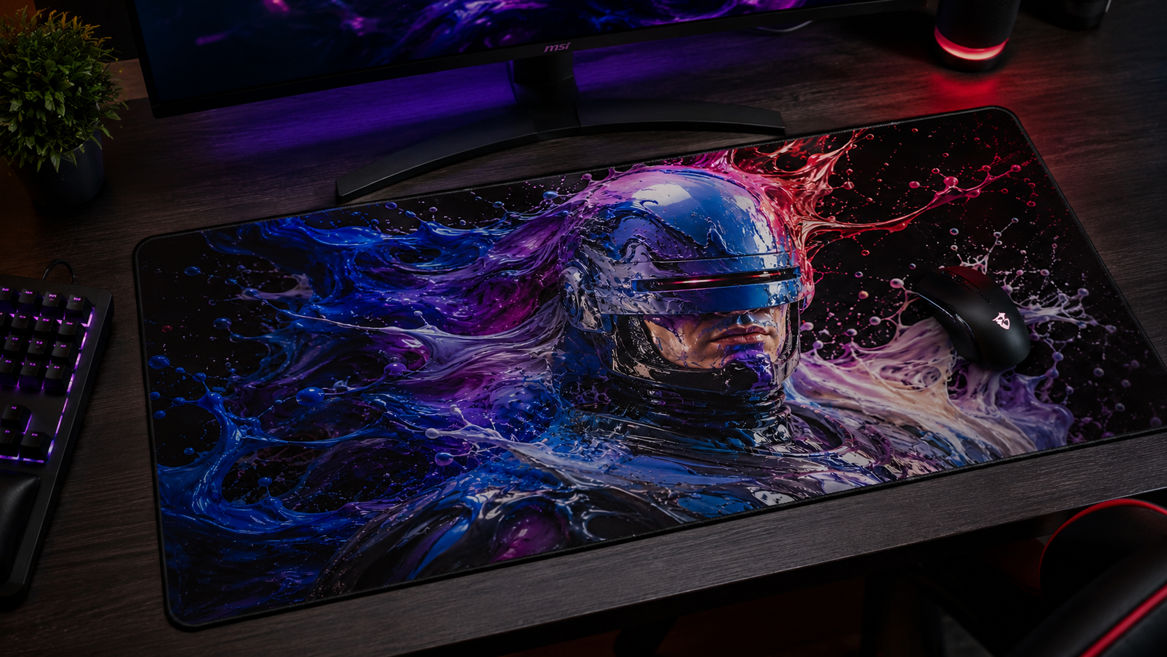 Robocop Mouse Pad - Cyborg Desk Mat