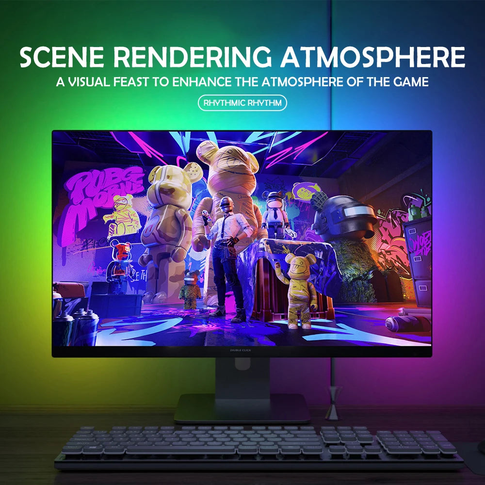 RGB Monitor LED Light Strip with Screen Sync
