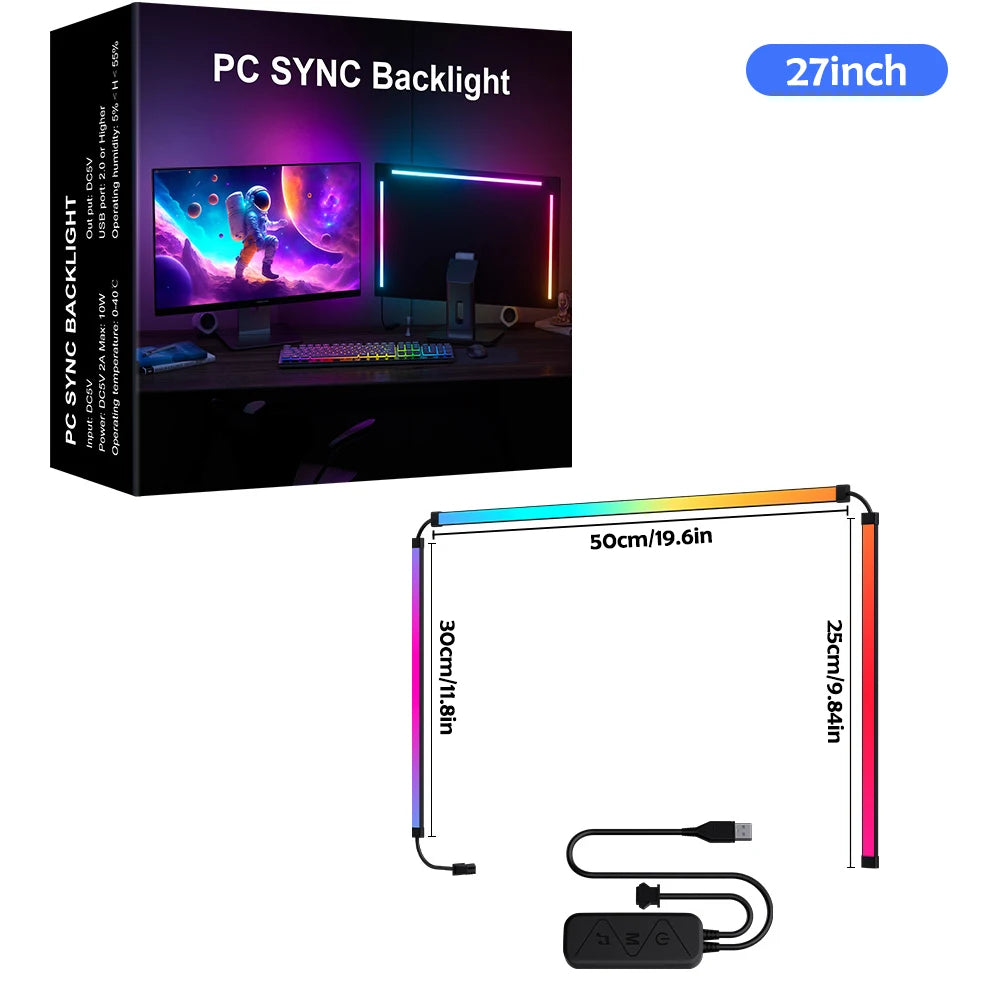 RGB Monitor LED Light Strip with Screen Sync