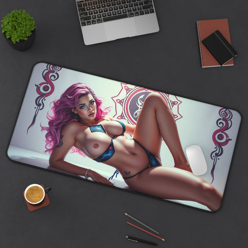 Sensual Girl Mouse Pad, Sexy Girl Desk Mat 
