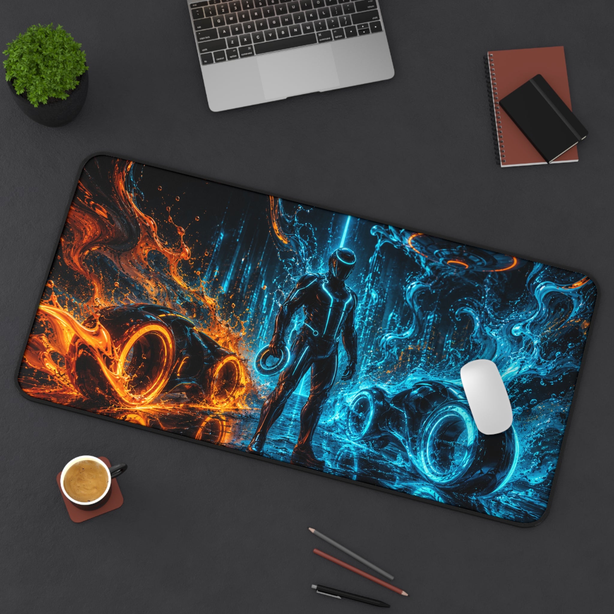 Tron Gaming Mouse Pad — Tron Racer Desk Mat