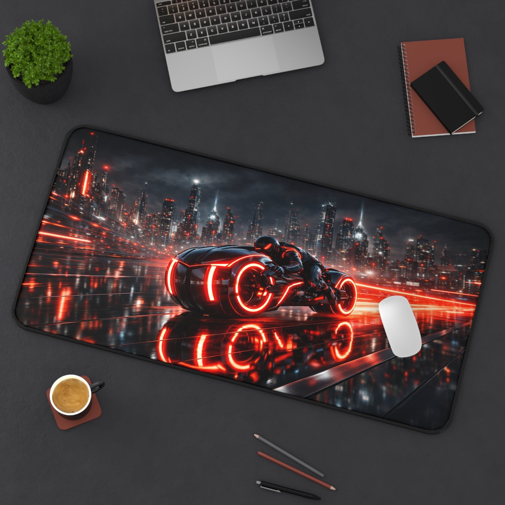 Tron Lightcycle Mouse Pad, Lightcycle Desk Mat