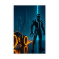 Tron Vinyl Decals, Wall Decor, Stickers for Fans, Gift for Geek Culture
