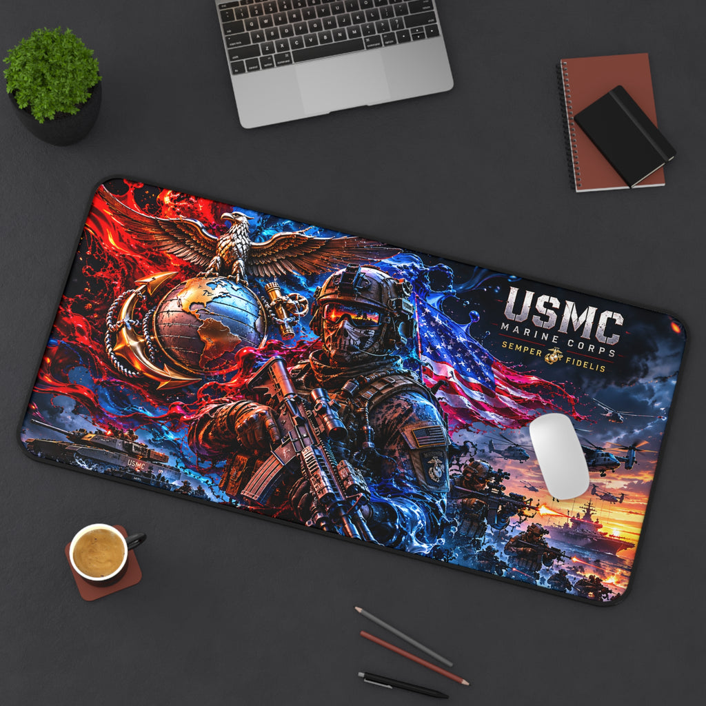 USMC Marine Corps Desk Mat — US Marine Corps Gaming Mouse Pad