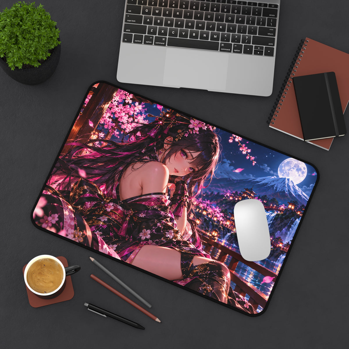 Unique Anime Waifu Desk Mat & Mouse Pad