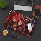Vibrant Anime Waifu Gaming Mouse Pad & Desk Mat